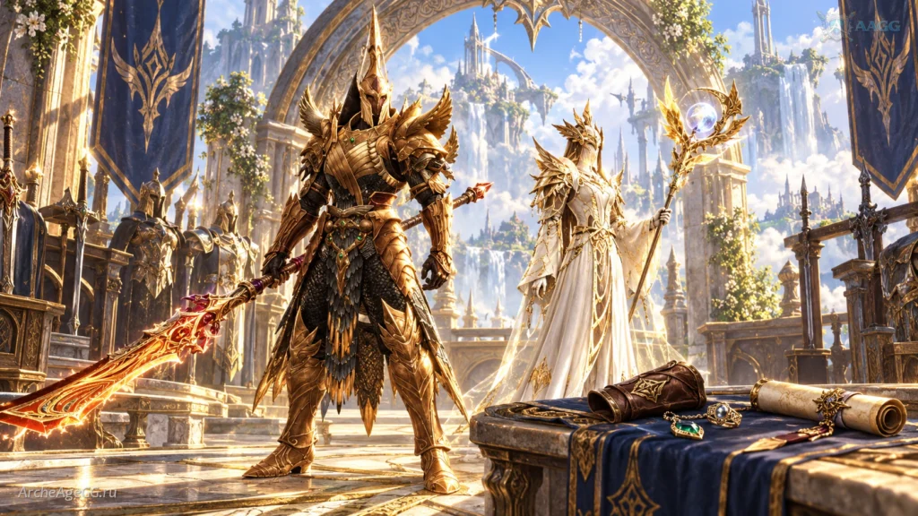 Оружие, доспехи и украшения — иллюстрация к гайду по экипировке ArcheAge