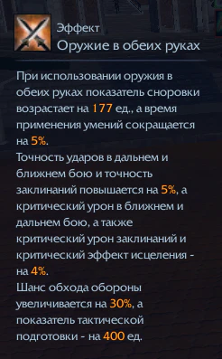 Оружие в обеих руках